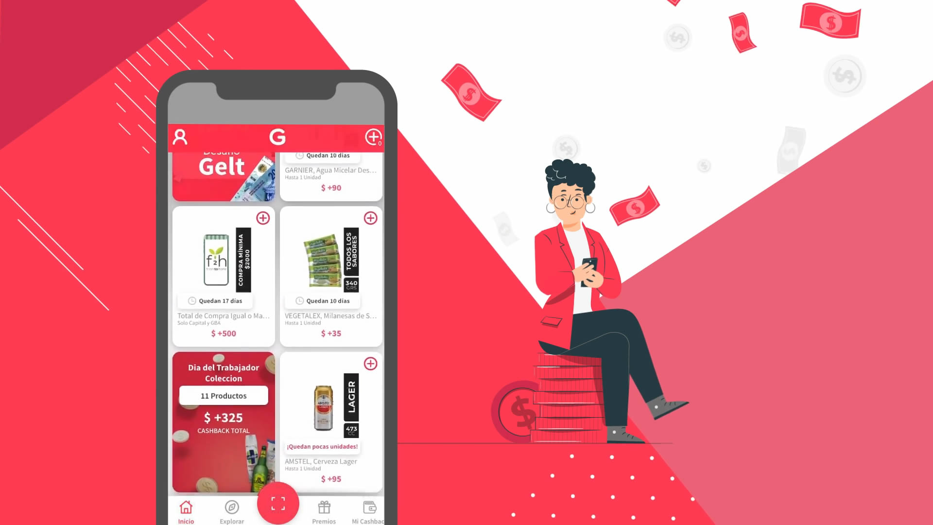 Video for Gelt, a cash-back mobile app